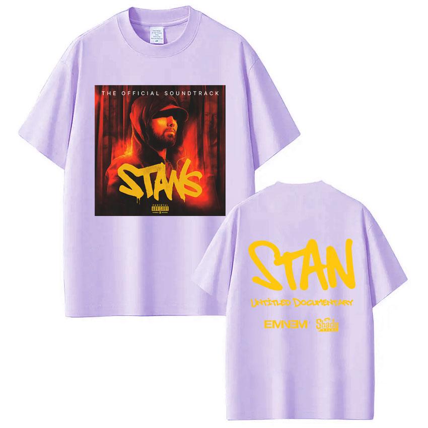 Rapper Eminem 2025 Neues Album Stans Hip Hop T-Shirt Herren Damen Trendy Popmusik Hochwertiges T-Shirt Locker Baumwolle Freizeit T-Shirts