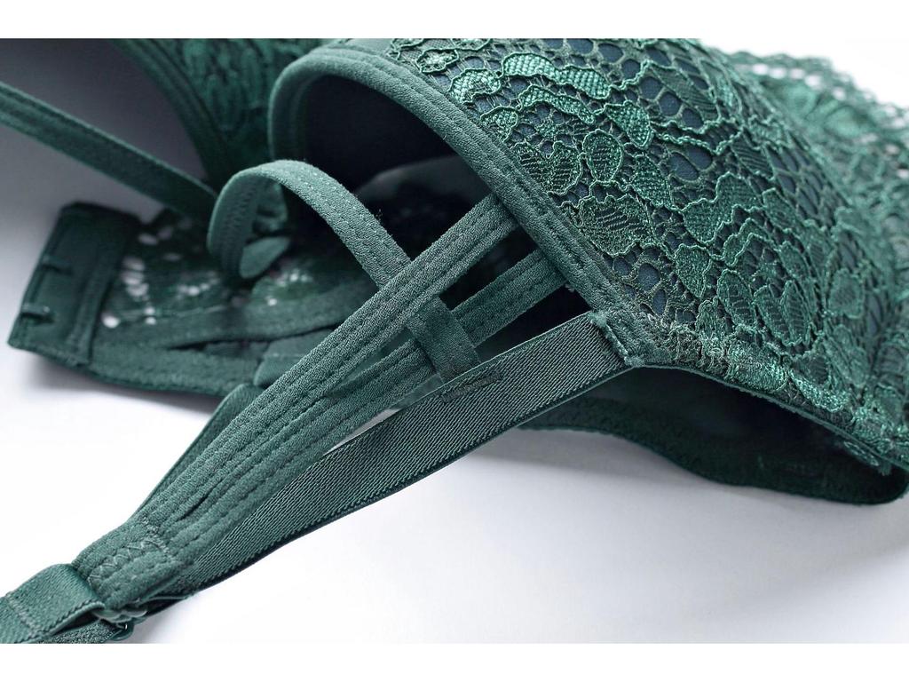 European & American Sexy Lace Push-up Bra Set for Women & Girls, Style 1824