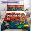 Roblox Bedding Set Breathable Duvet Cover with Pillowcases Decorative Bed Linen for Bedroom Home Decoration Birthday Gift