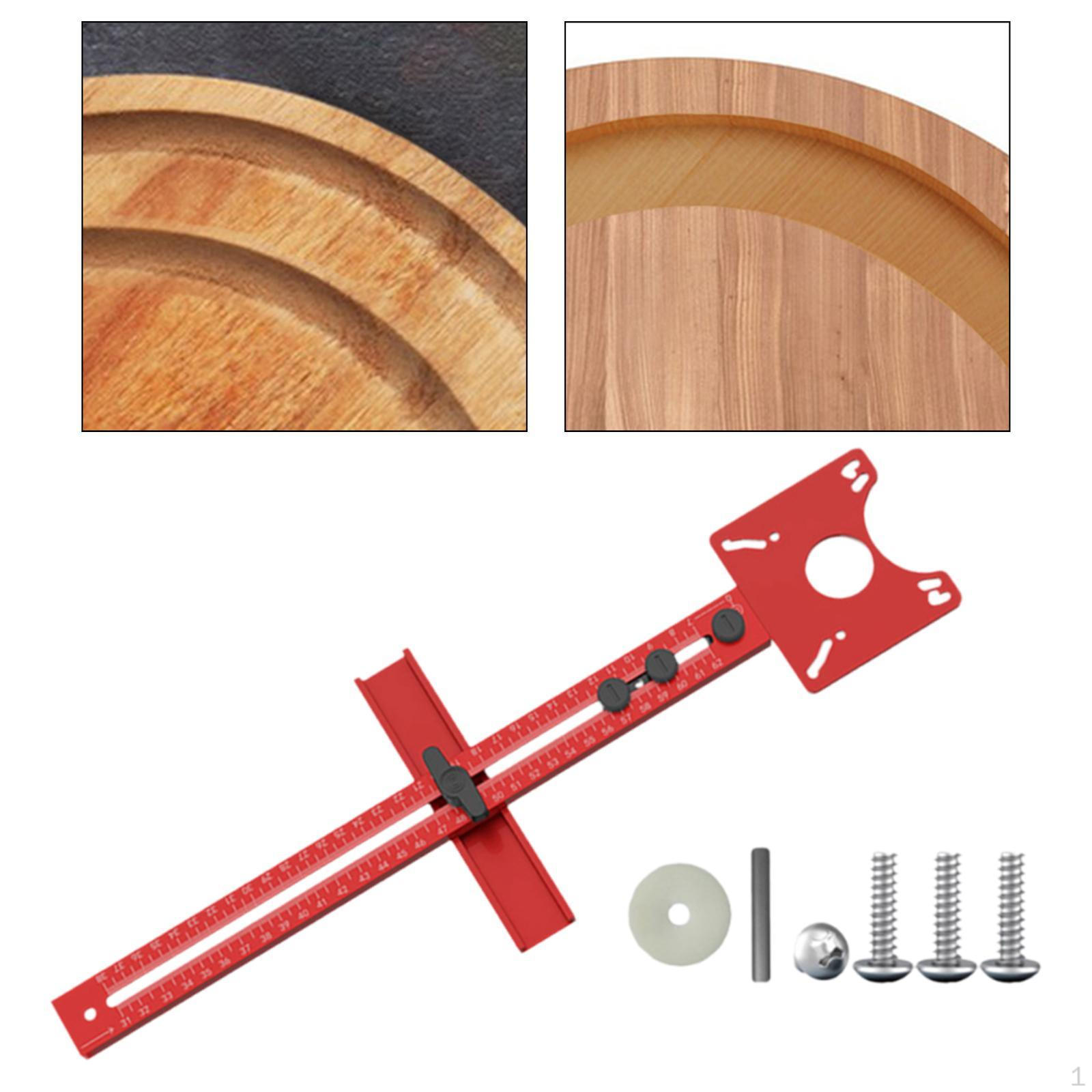 

Набор направляющих для круглого фрезера, торцовочный станок, пазовая база, деревообрабатывающий инструмент, Style B