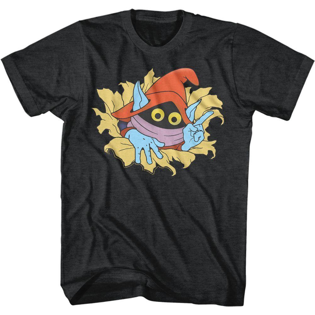 Masters of the Universe Orko Break Through Black Heather T-shirt S