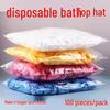 Waterproof Women's Thickened & Enlarged Shower Cap for Hair Protection In Hotels, Beauty, Perming, Dyeing, Oil Treatments, and Bathing.