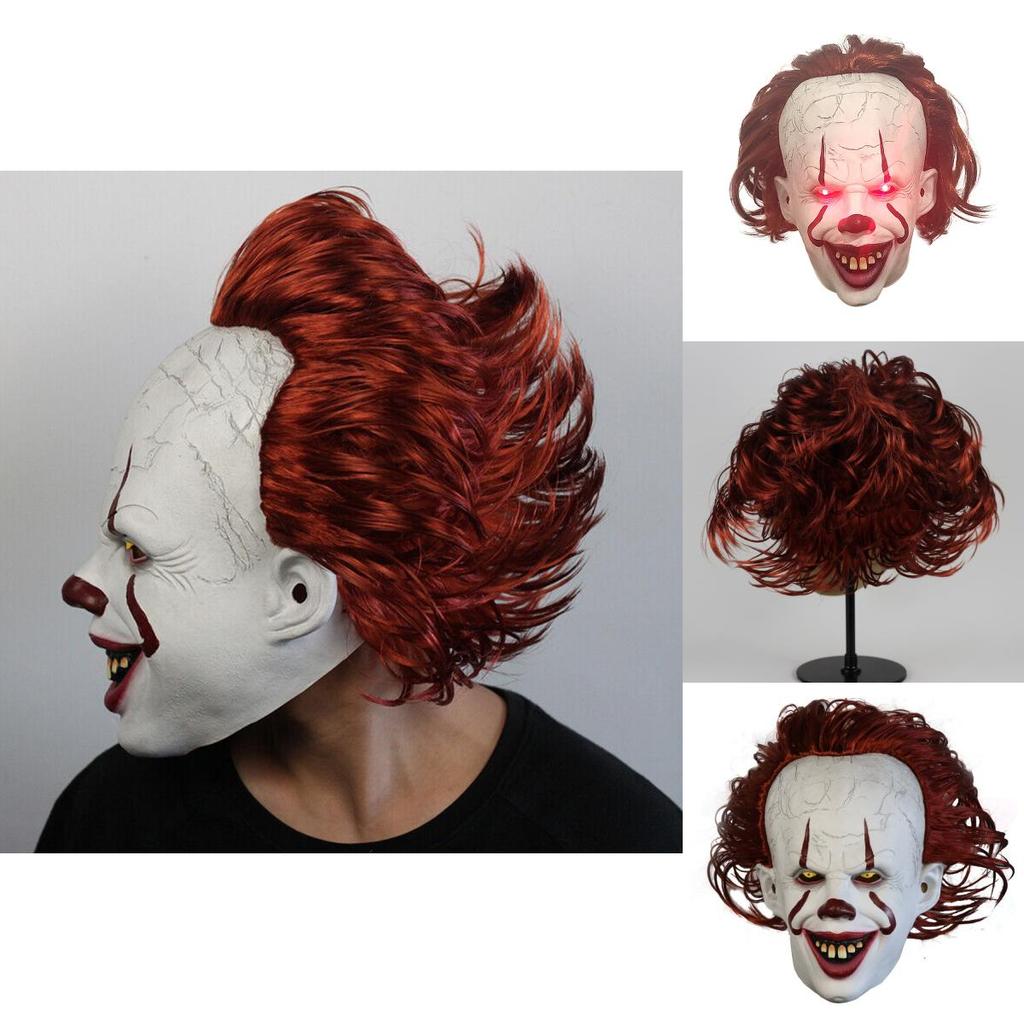 Scary Stephen King's It Mask For Halloween Men Joker Costume Cosplay
