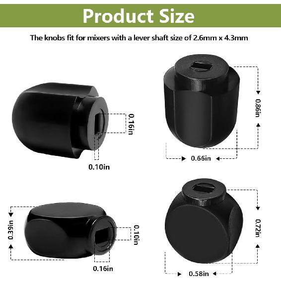 Speed Control Knob Replacement Part for KitchenAid Stand Mixer - for Lock Lever Knobs Attachment Plastic Kitchenaid Mixers Accessories, Fits for