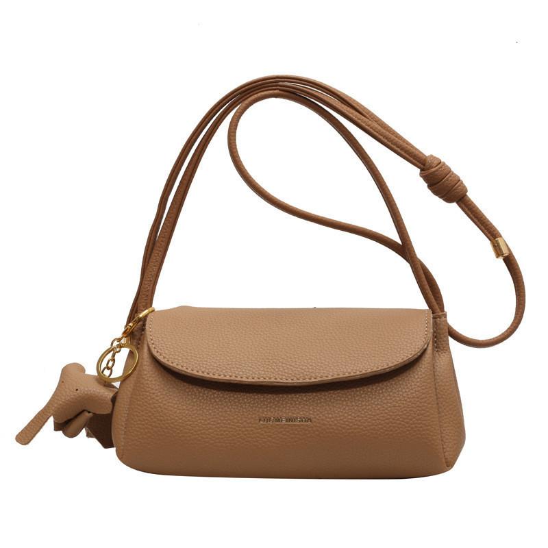 Trendy Street Style Pu Bucket Bag 2023 New Korean Ins Fashion High-quality Single Shoulder Crossbody Bag White хаки
