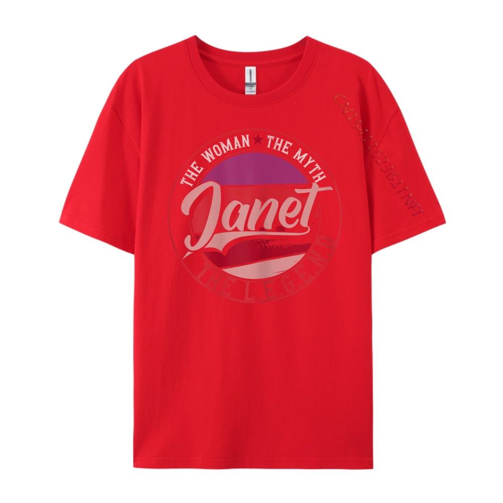 Janet The Woman The Myth The Legend Men Clothes Mens TShirts Harajuku S