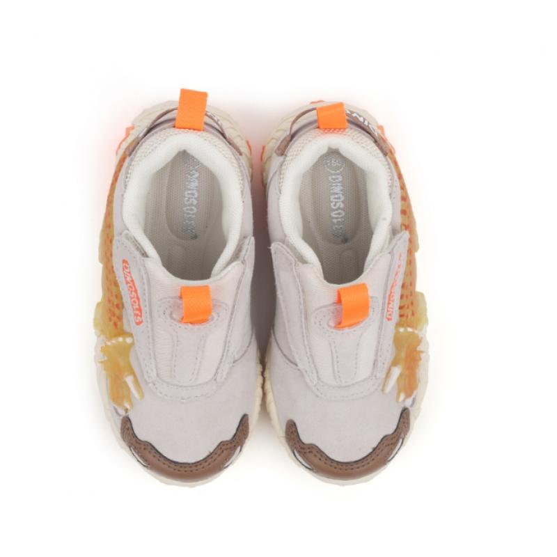  Tobox  Dinosols Tricera 3d Velcro Beige Dnkcd3tstk11bei