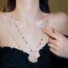 Exotic Sequined Body Chain, Stylish Adjustable Chest Chain for Party and Photoshoot