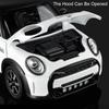 Skala 1:18 Mini Cooper S 530Li Auto Modell Spielzeug Türen Öffnen Sportwagen Metallkarosserie Gummireifen Modelle Heimdeko Dekoration