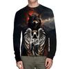 Men's T Shirt 3D Print Skull T Shirt Crew Neck Oversized T-Shirt Long Sleeve Tee Tops Vintage T-Shirts Sportswear Men's Clothing