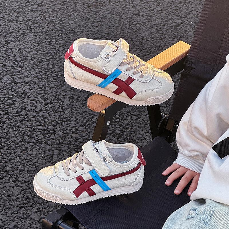 Children's Shoes Autumn New Boys and Girls Casual Soft-soled Sports Shoes Baby Shoes Lightweight and Versatile Leather Classmates
