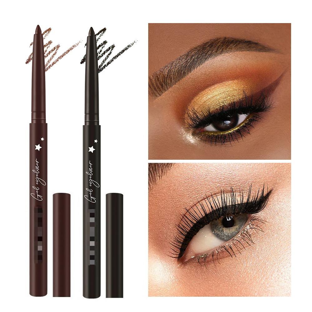 The New Type of Makeup Eyeliner Is Waterproof Long-lasting and Does Not Smudge It Features An Automatic Rotating Eyeliner