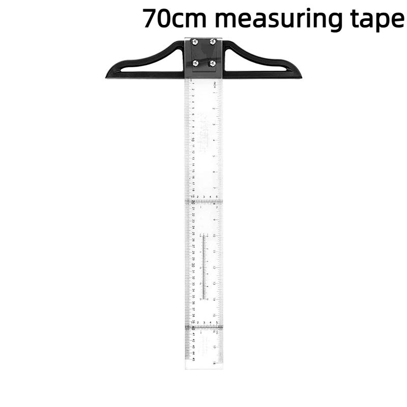 T Square Ruler 45/60/70/80Cm Plastic Drafting Ruler Removable T Head Drawing Drafting Tool Design Art Supplies