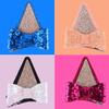 2Pcs Dog Ears Hair Bow Clips for Kids Glitter Blue Hair Bows for Toddler Girls Birthday Costume Party Favor Hair Accessories