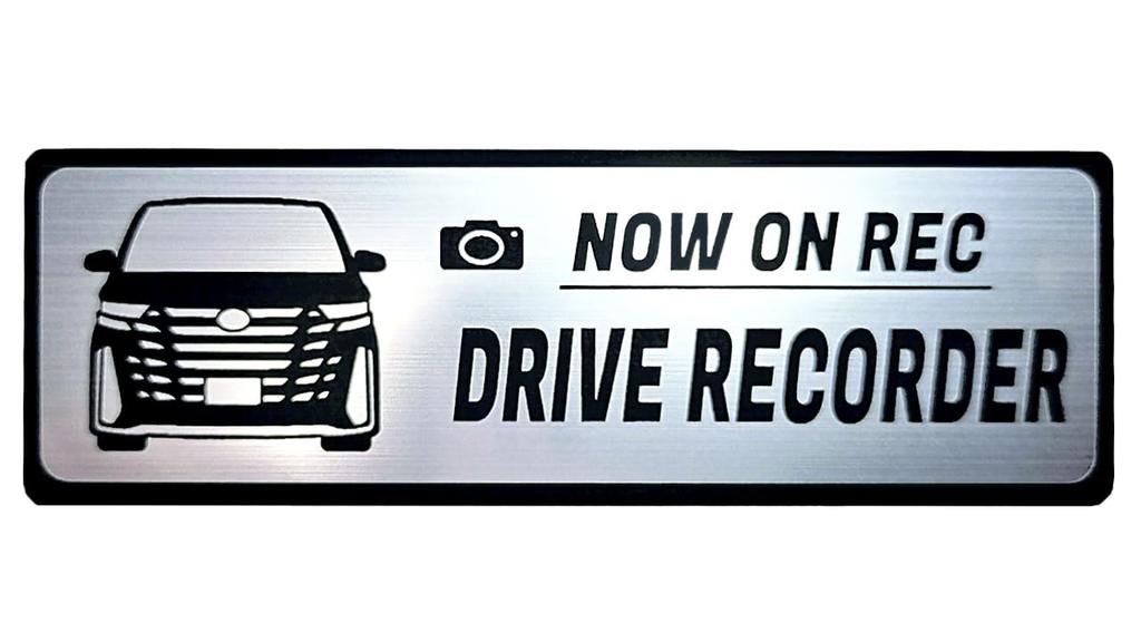 Honami Works New 40 Series VELLFIRE Dash Cam Equipped Vehicle Emblem Dash Cam Sticker