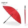 Rainbow 24-Rib Windproof Dual-Use Umbrella - Business, Sunny & Rainy Shade, Double Person, Straight Handle, Sun Protection.