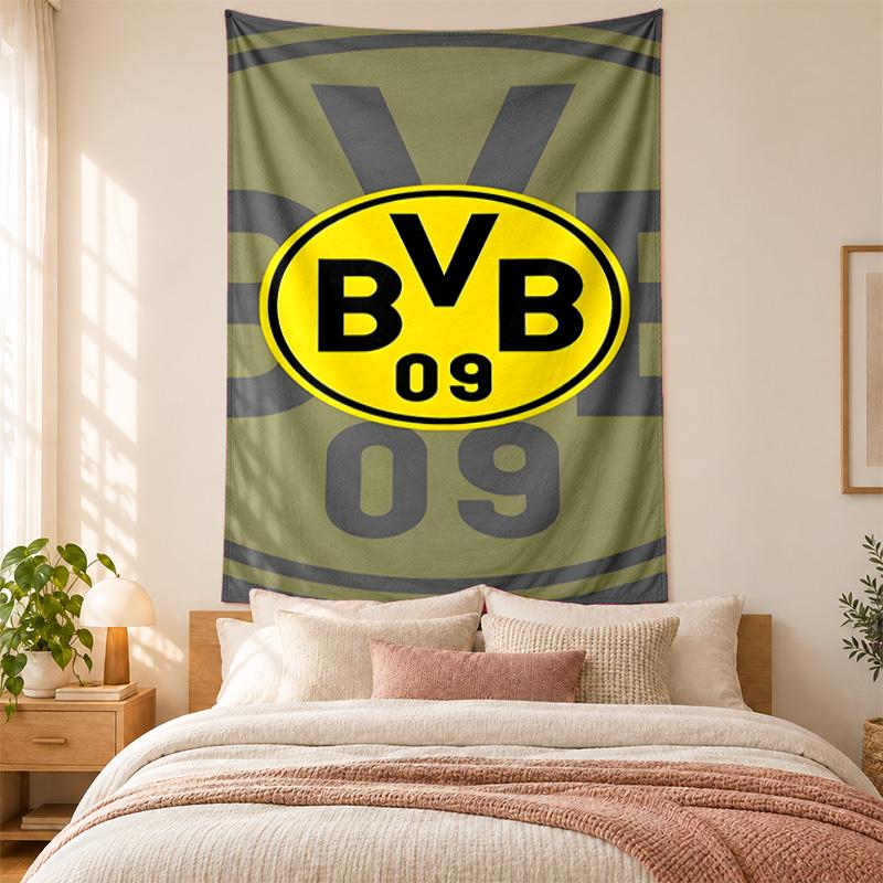 Borussia Dortmund Tapestry highquality for decorating living room bedroom dorm walls ideal as bedroom wallart orholiday gift