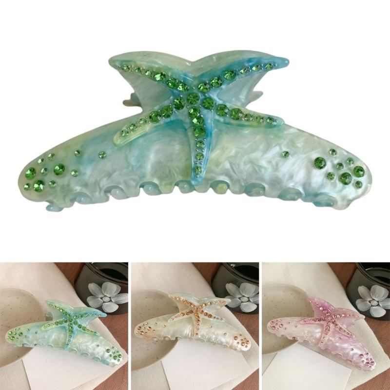 Starfish Hair Clip Hair Claw Thick Claw Clip Hair Style Tool Women Headwear