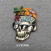 Embroidered Clothing Thermoadhesive Patches Iron-On Punk Landscape Embroidered Patches For Clothing Band Clorhing Stickers