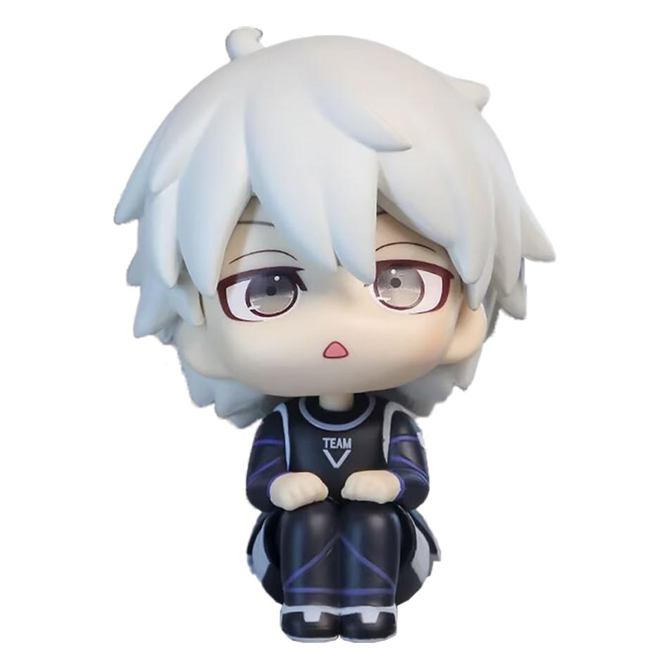 Blue Lock Kawaii Nagi Seishiro Isagi Yoichi Sitting Action Figure Doll Tabletop Model Anime Peripheral Creative Birthday Gift To