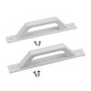 2PCS Sliding Door Pull Handles for Barn Doors Sheds Garages Made from Aluminum Alloy Heavy Duty with Ergonomic Design