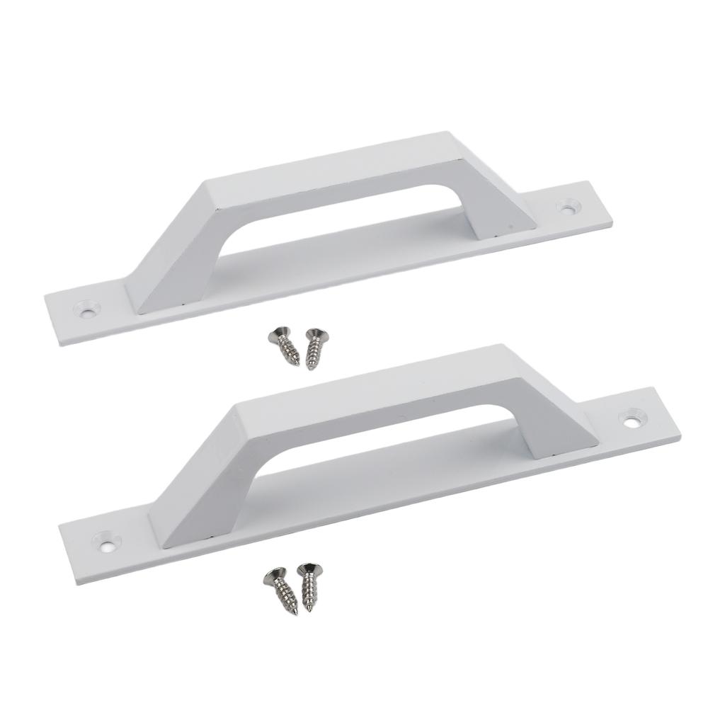 2PCS Sliding Door Pull Handles for Barn Doors Sheds Garages Made from Aluminum Alloy Heavy Duty with Ergonomic Design