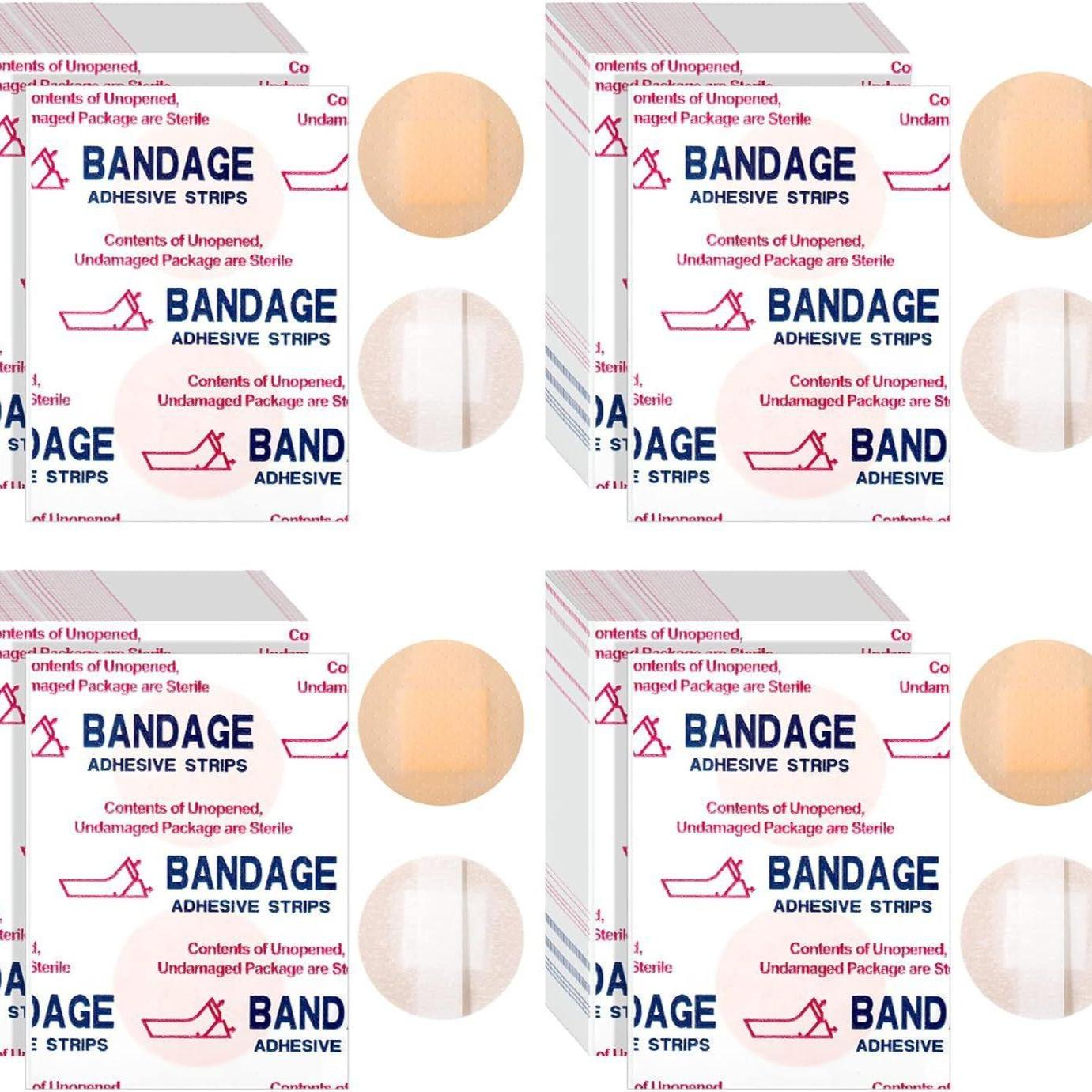 

100 шт. Водонепроницаемый пластырь для ран первой помощи, медицинский антибактериальный лейкопластырь для дома, путешествий, аптечки первой помощи, наборы для экстренных случаев 10 pcs