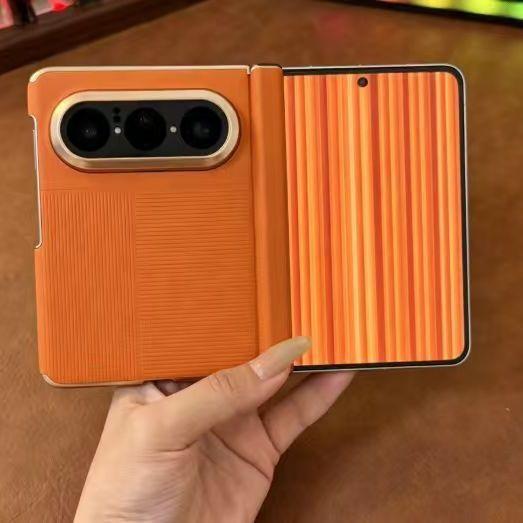Applicable to Huawei PuraxMax wide folding screen PuraxMax collector's edition mobile phone case embossed electroplating protective case