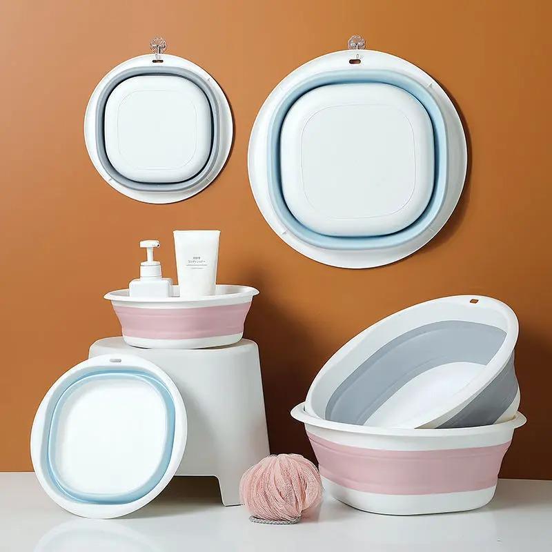 Faltbares Becken Tragbar Studentenwohnheim Baby Erwachsene Schwangere Frauen Reisebecken Badezimmer Küchenzubehör Waschbecken Faltbar