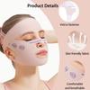 Riduttore Doppio Mento, Maschera Viso in Silicone per Uomini e Donne, Maschera Lifting Viso per Modellare la Linea della Mandibola e Riduttore Grasso Facciale, Maschera Lifting Viso a V Solleva Mento