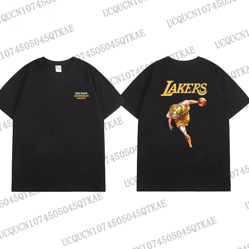 

Футболка з коротким рукавом Lakers Joint Зв язок Ніч Лейкерс Чиста бавовна Чоловіча та жіноча Великого розміру Косплей Футболка M