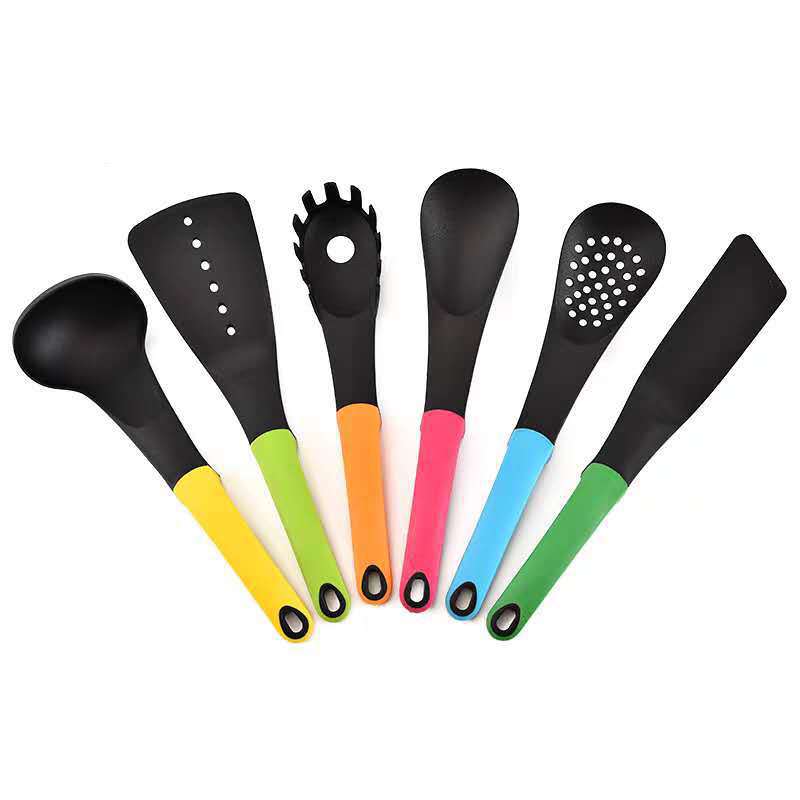 Kitchen Nylon Kitchenware 6-piece Kitchenware Set Non-stick Cooking Spoon Spatula Colander Set Spatula
