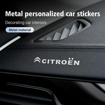 Car Styling Badge Emblem Stickers Decal Accessories For C3 C5 AIRCROSS C5X C4 Cactus e-C4 X e-C3 Berlingo C-Elysee C1