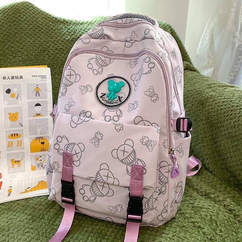 

Детский Рюкзак для Учеников Начальной Школы для Девочек Рюкзак с Принтом для Учеников Средней Школы Рюкзак для Студентов Колледжа Рюкзак для Учеников Старшей Школы