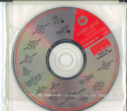 CD РАЗЛИЧНЫЕ Warner Music Canada Февраль 2002 PROC466 WARNER MUSIC CA 2002 Канада Рок Б/у