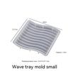 Striped U-Shaped Silicone Mold, Abstract Architectural Resin Moulds For Soap Tray, Handmade Candle, Lotion Bar, Cake Home Deco