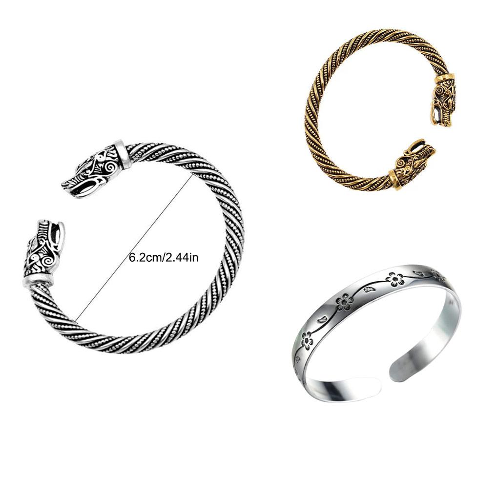 Legierungs-Männerarmreif Offenes Ende Galvanisiert Rostfrei Modisch Dekorativ Ersatz-Armreif Schmuck Geburtstagsgeschenk