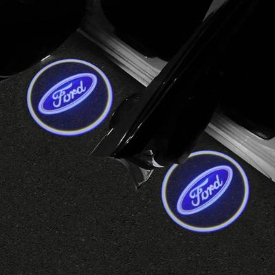 1/2Pcs LED Wireless Car Door Welcome Lights HD Projector Lamp For Focus Fiesta Ranger Mondeo Fusion Kuga ESCORT Accessories