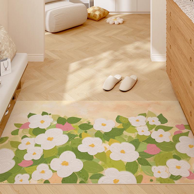 Dirt-resistant PVC Door Mats - Easy To Clean with One Wipe; Can Be Trimmed To Fit Entrances.