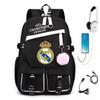 Rucsac Fotbal Liga Campionilor Manchester United Manchester City Barcelona Real Madrid Elevi Școală Generală Geantă Antrenament Capacitate Mare