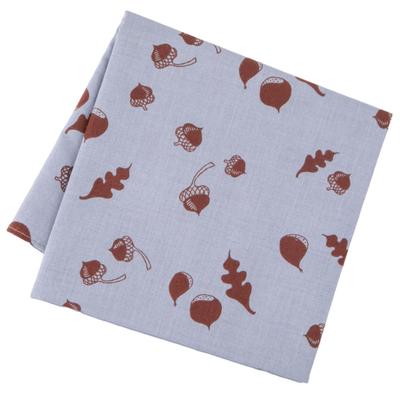 Noren Cotton Handkerchief Acorn Made In Yuzen Japanese Floral Pattern Perfect Gift for Respect for the Aged Businesses Women's (Hand-Printed Pattern)