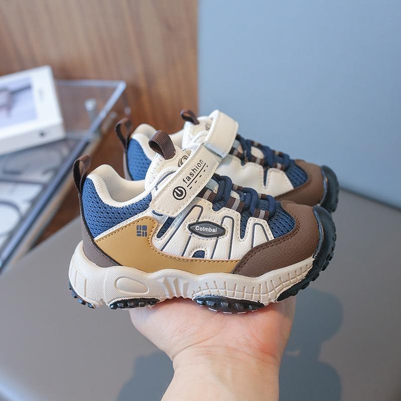 Осенняя детская спортивная обувь из дышащей сетки 24 — фото 3