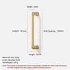 Single Double Hole Wardrobe Door Handle Cabinet Pull Handle  for Cabinet Wardrobe Drawer