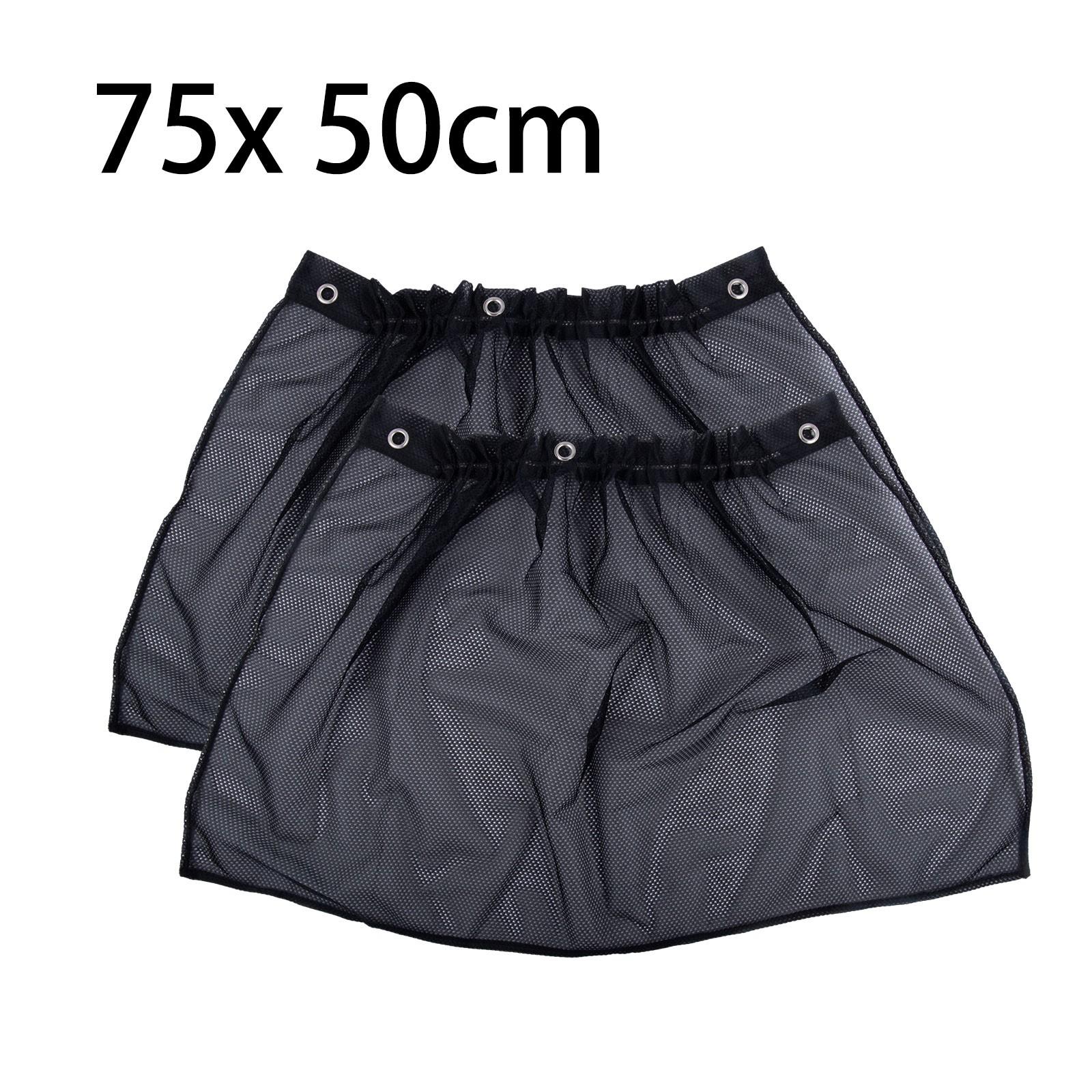 

Автомобильные солнцезащитные шторки Велоспорт 50*75см Пара Черные Складные