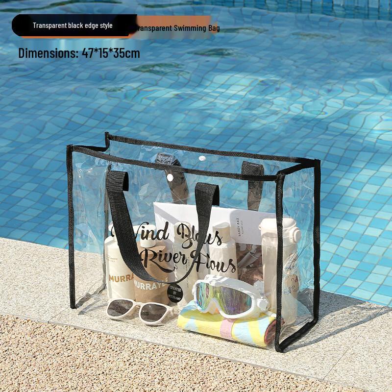Multifunctional Waterproof Transparent Travel Toiletry and Swim Bag