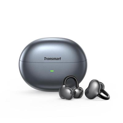 Căști Tronsmart OpenFly Clip cu Design Deschis – Fir de Memorie Titan C-Bridge, Baterie 24H, Apeluri cu AI-ENC și IPX5 pentru Antrenamente și Confort pe Tot Parcursul Zilei