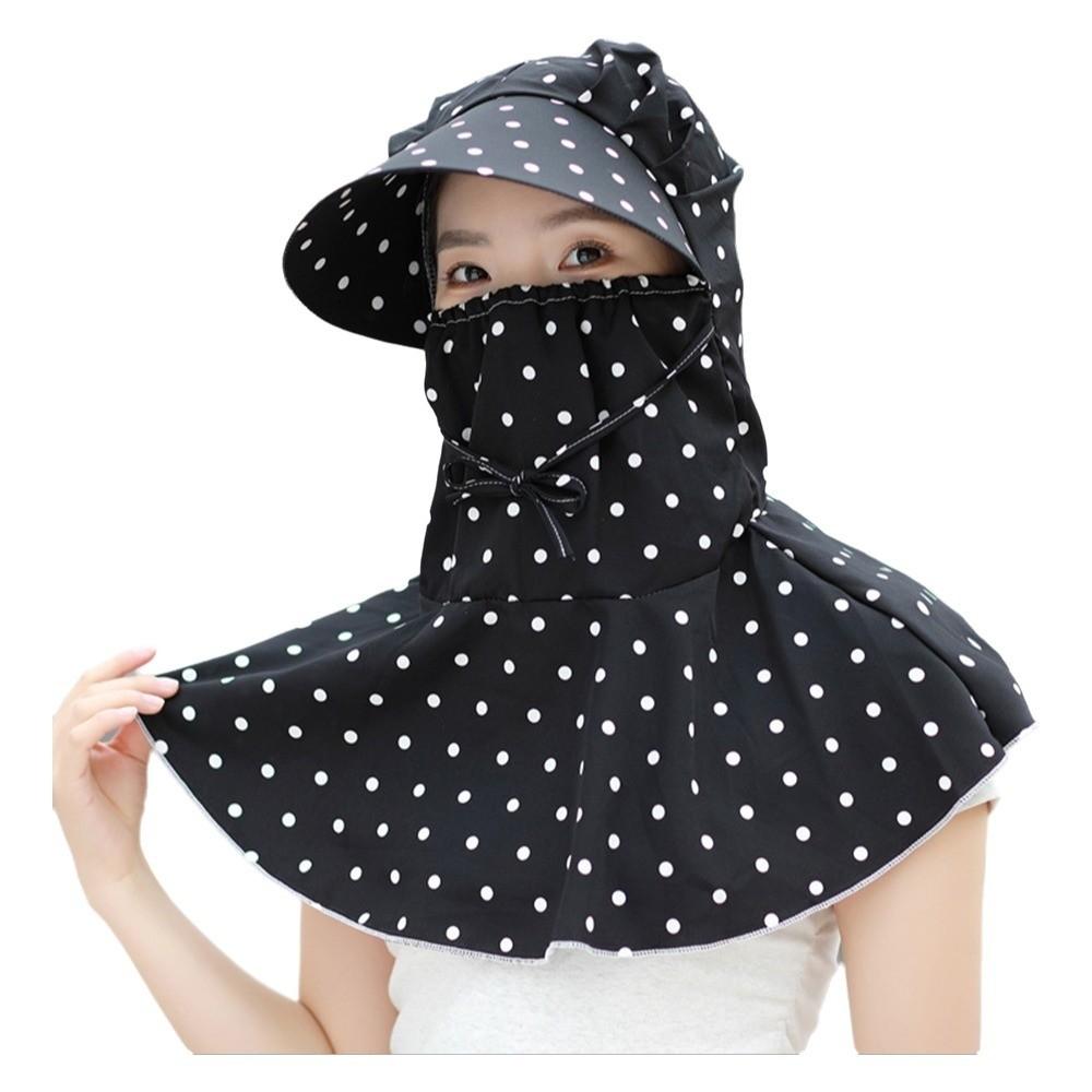 Fashion Quick Dry Face Mask Sun Hat Anti Uv Breathable Fisherman Hat Wide Brim Adjustable Tea Picking Work Hat Summer