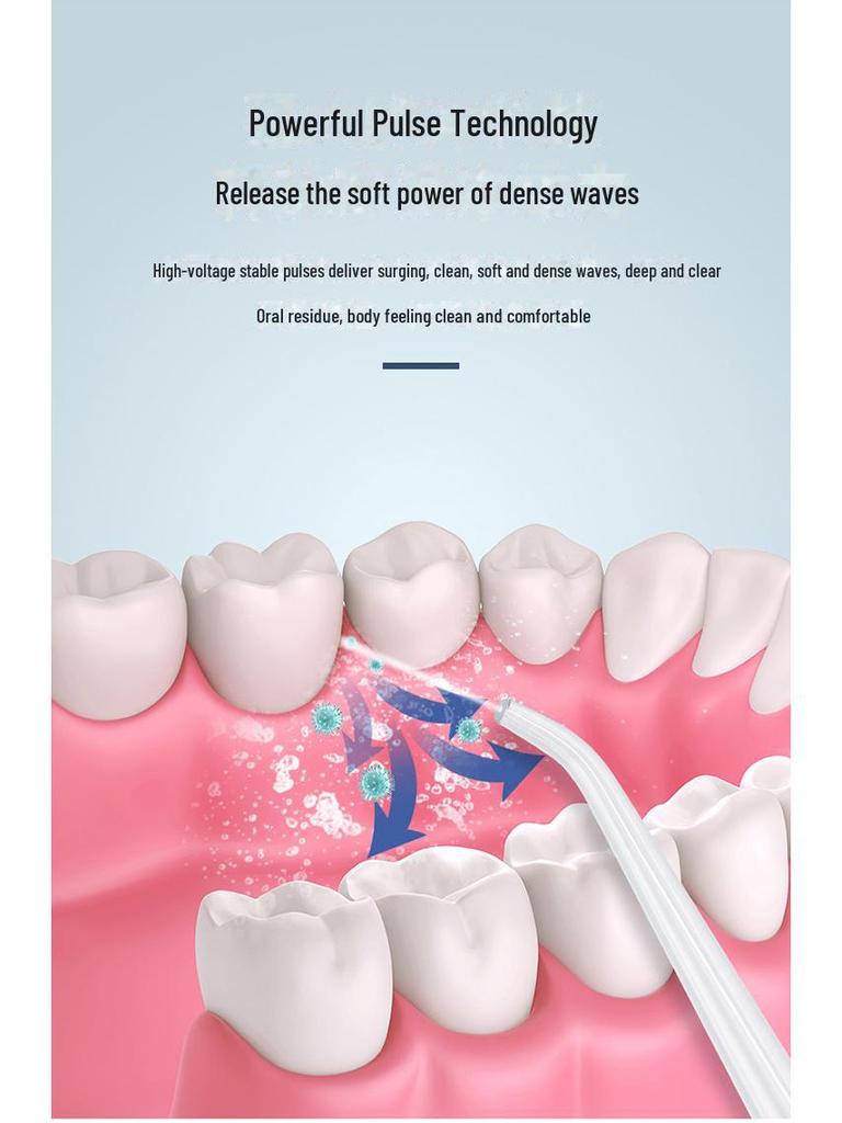 Portable Electric Water Flosser with Strong Pressure for Effective Teeth Cleaning