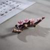 Handmade Ceramic Plum Incense Stick Holder, Japanese Style, Tea Ceremony Ornaments, Decorative Crafts