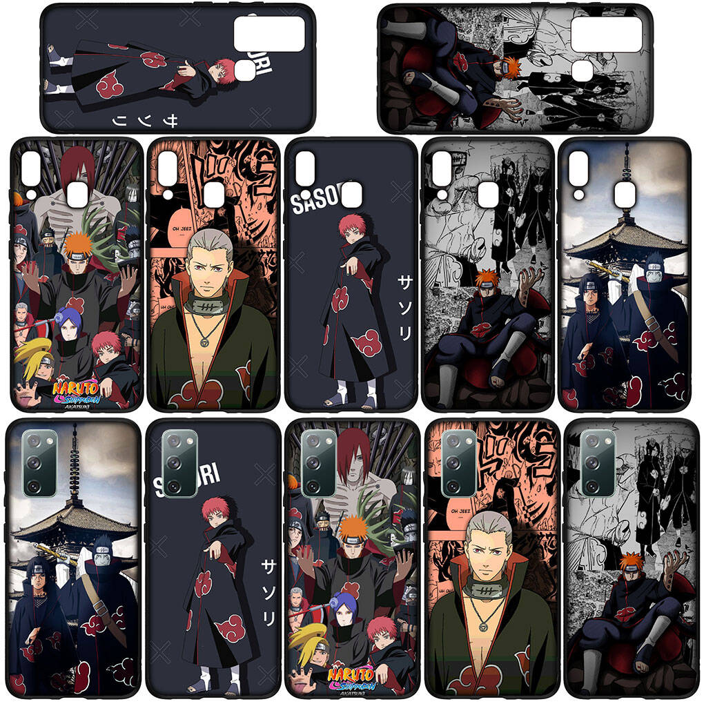 Case for iPhone 17 15 16 Plus Xiaomi Poco X7 X6 F8 F7 M8 C85 C75 C71 Redmi Note 14 12 11 13 Pro Max A4 14C 13C 15C Narutos Sasori Coque Akatsuki Cover